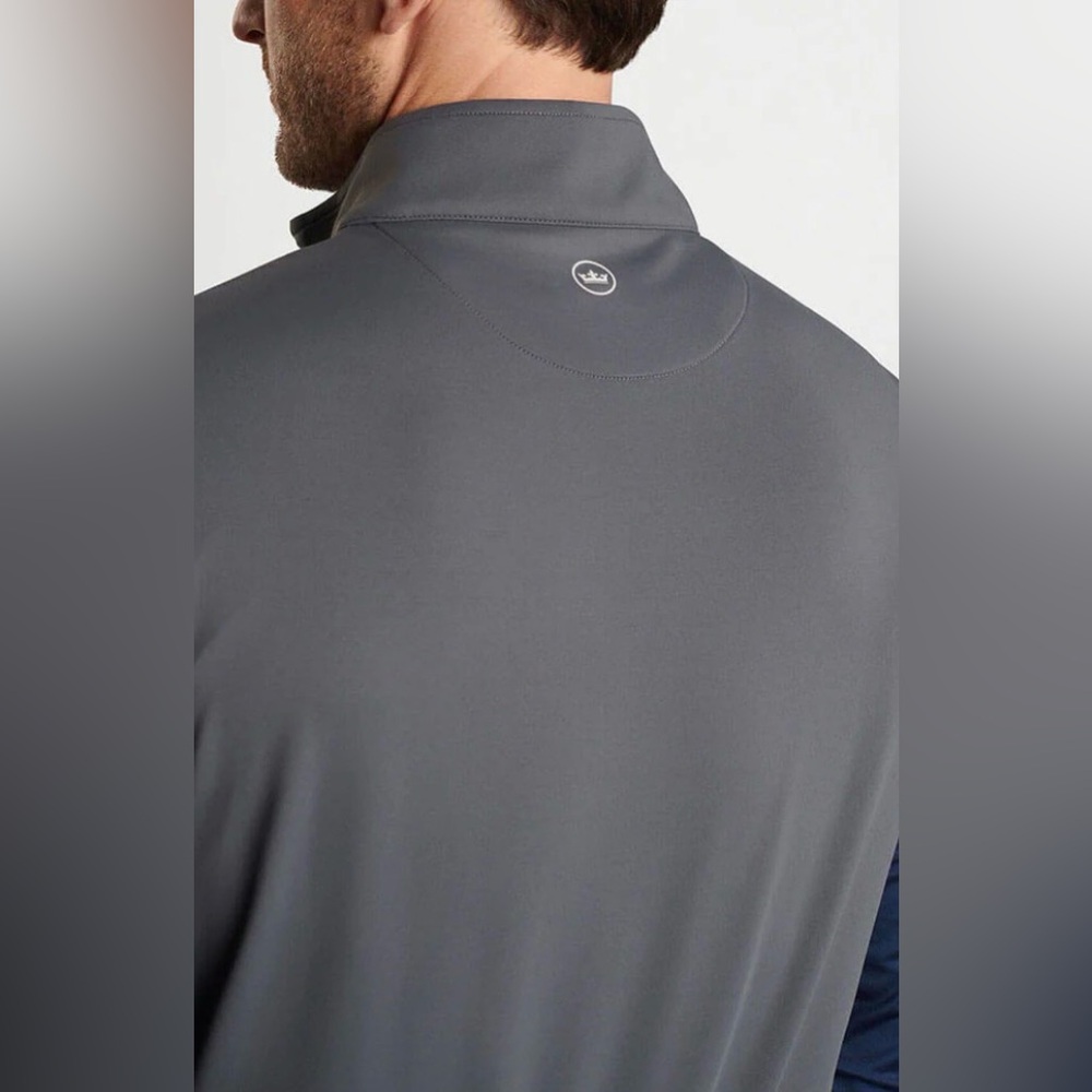 NWT Peter Millar Men's New York Yankees Galway Performance Quarter-Zip Vest - Picture 5 of 7